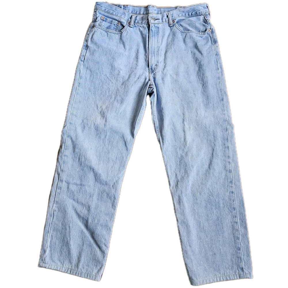 Levi's Jeans Mens 36x29 Blue 550 Relaxed Fit‎ Light Wash Denim Y2K